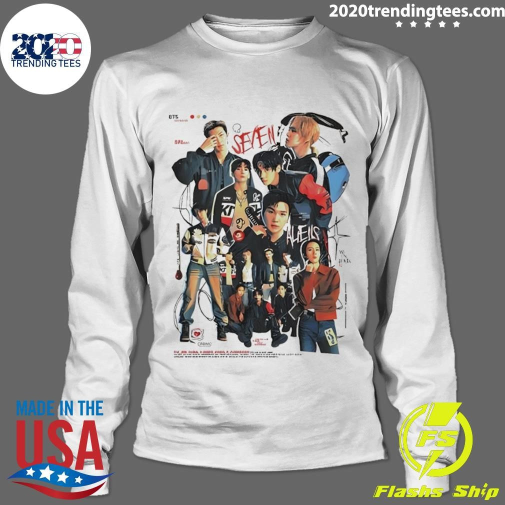 Bts Seven Alien Graphic Shirt