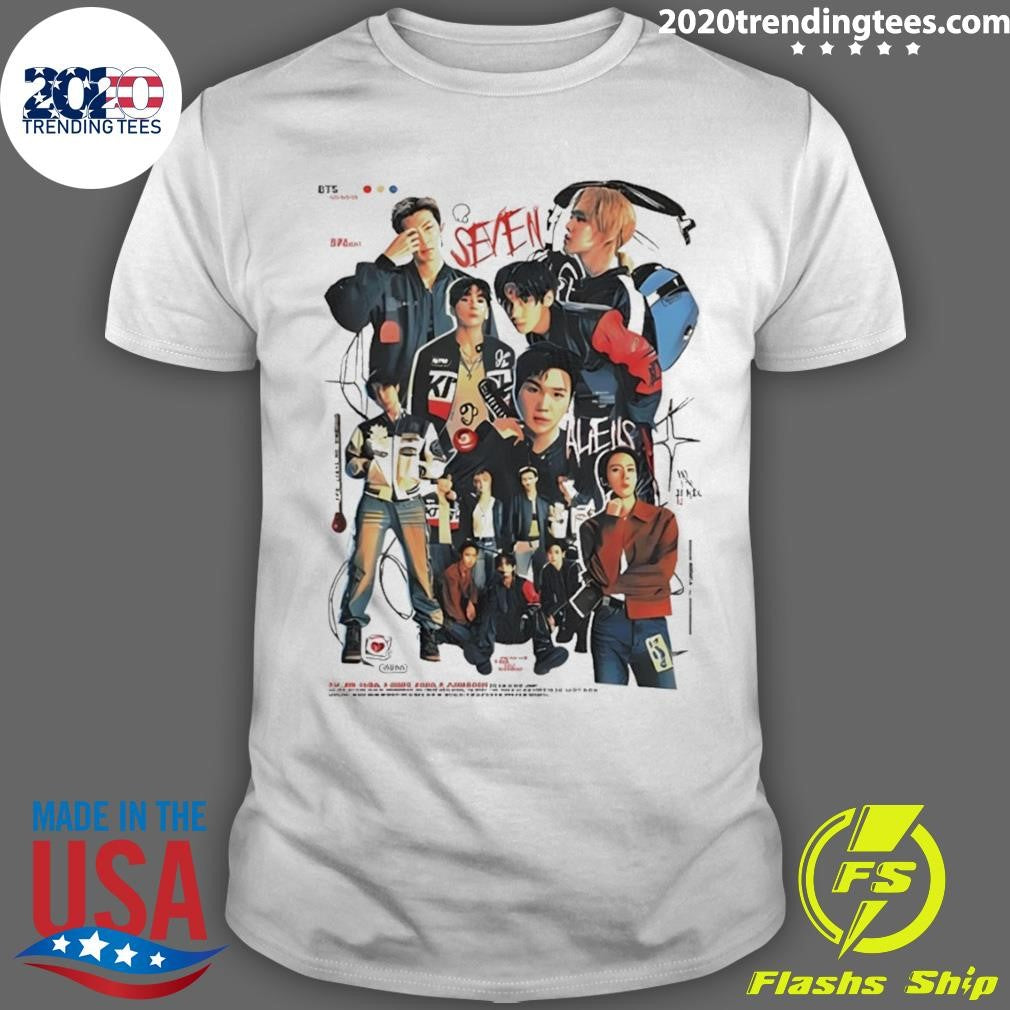 Bts Seven Alien Graphic Shirt