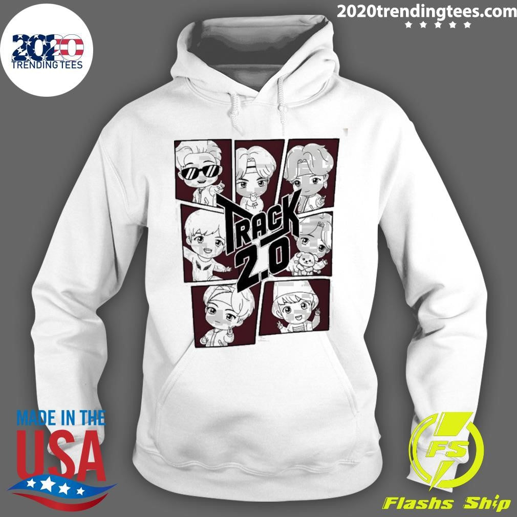 Bts Track 2.0 Chibi Fan Inspired Kpop Graphic Shirt