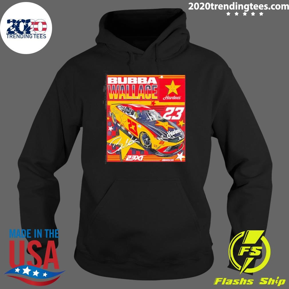 Bubba Wallace 23XI Racing #23 Hardee’s Signature Shirt
