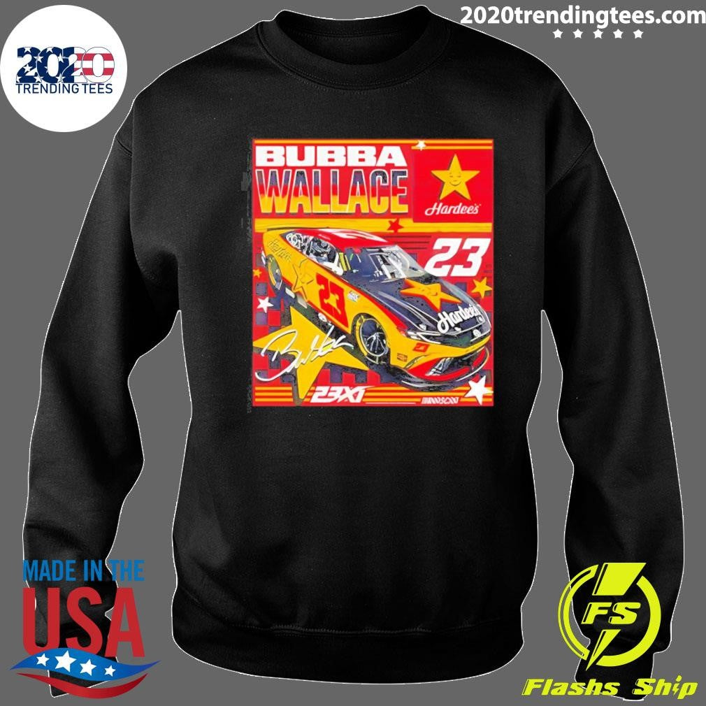 Bubba Wallace 23XI Racing #23 Hardee’s Signature Shirt