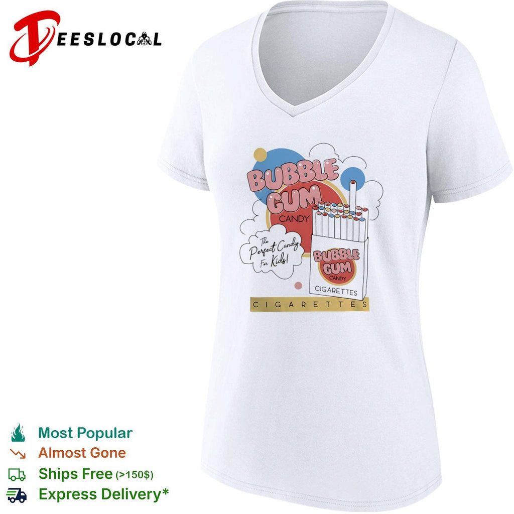 Bubble Gum Candy The Perfect Candy for Kids Cigarettes shirt