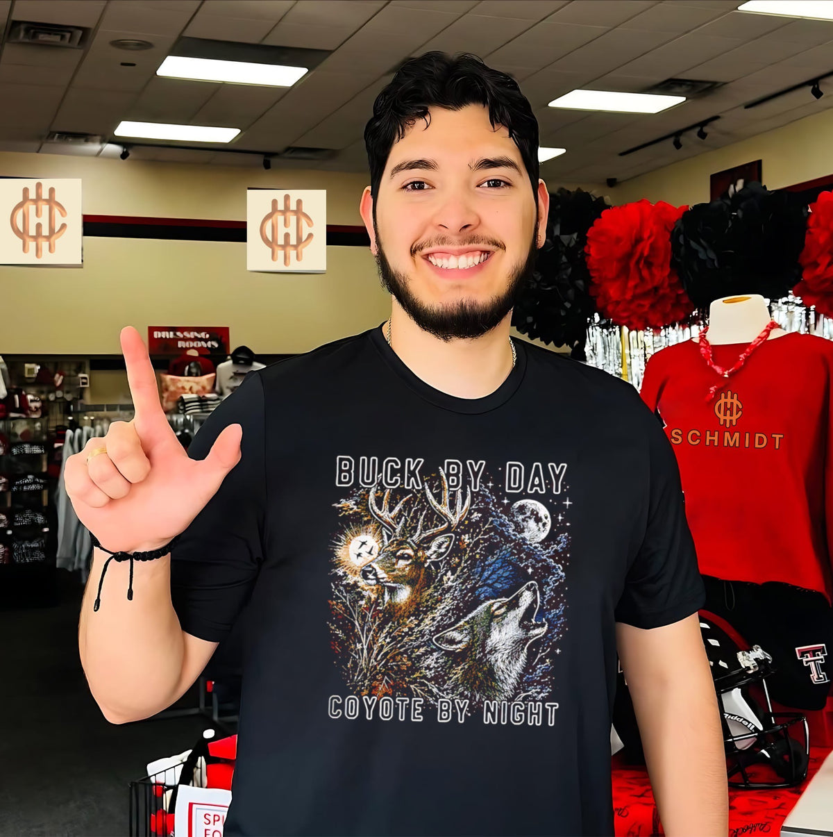 Buck by Day Coyote by Night vintage shirt