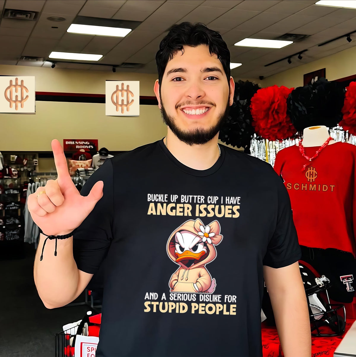 Buckle Up Butter Cup I Have Anger Issues And A Serious Dislike For Stupid People shirt