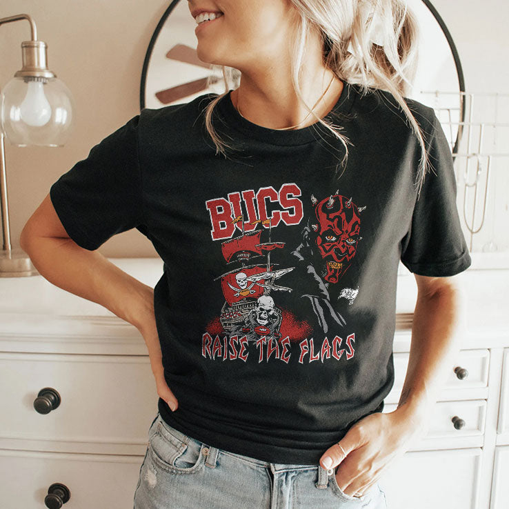 Bucs Raise The Flags Tampa Bay Football Pirate Shirt