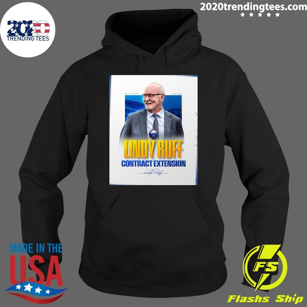 Buffalo Sabres Head Coach Lindy Ruff Contract Extension Signature Shirt