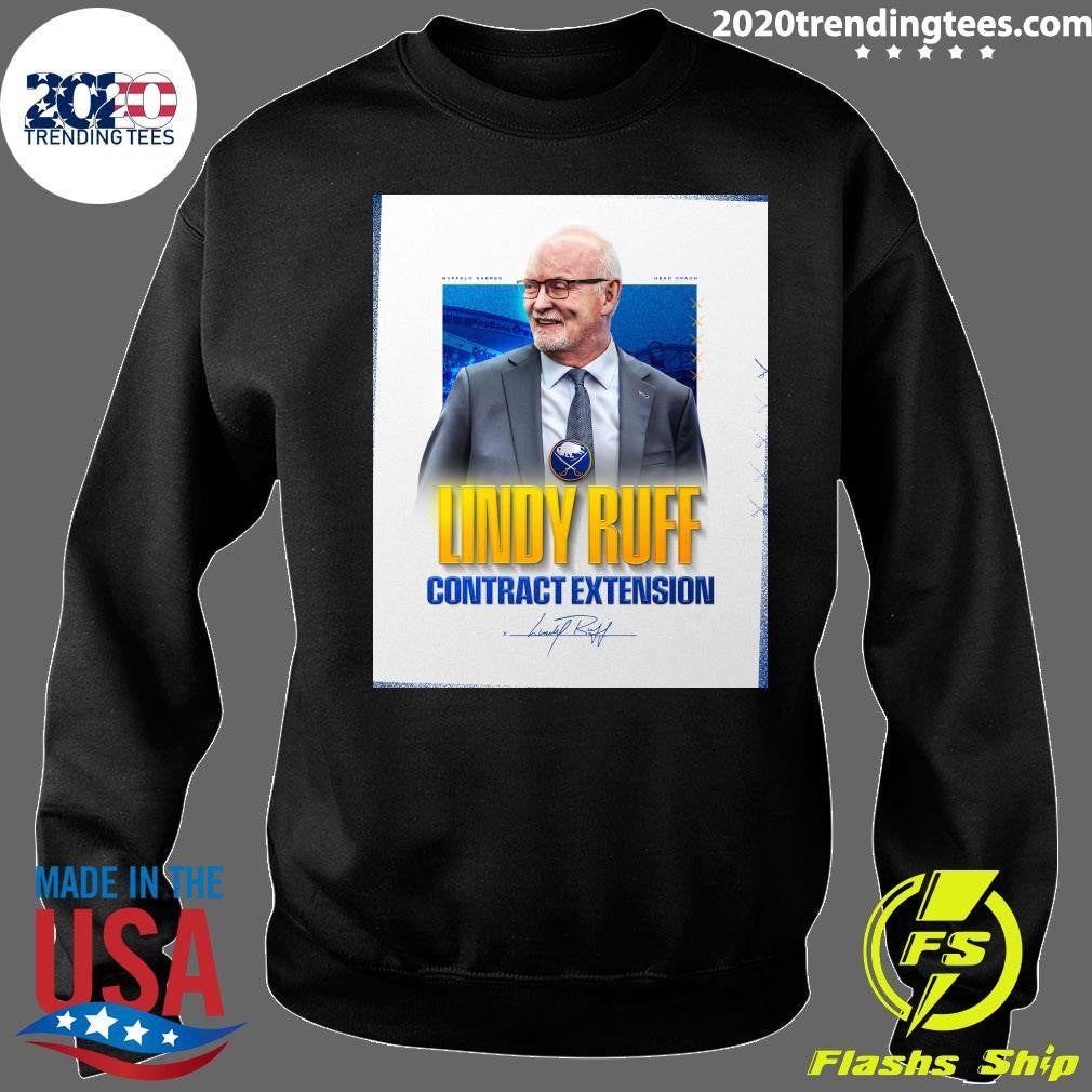 Buffalo Sabres Head Coach Lindy Ruff Contract Extension Signature Shirt