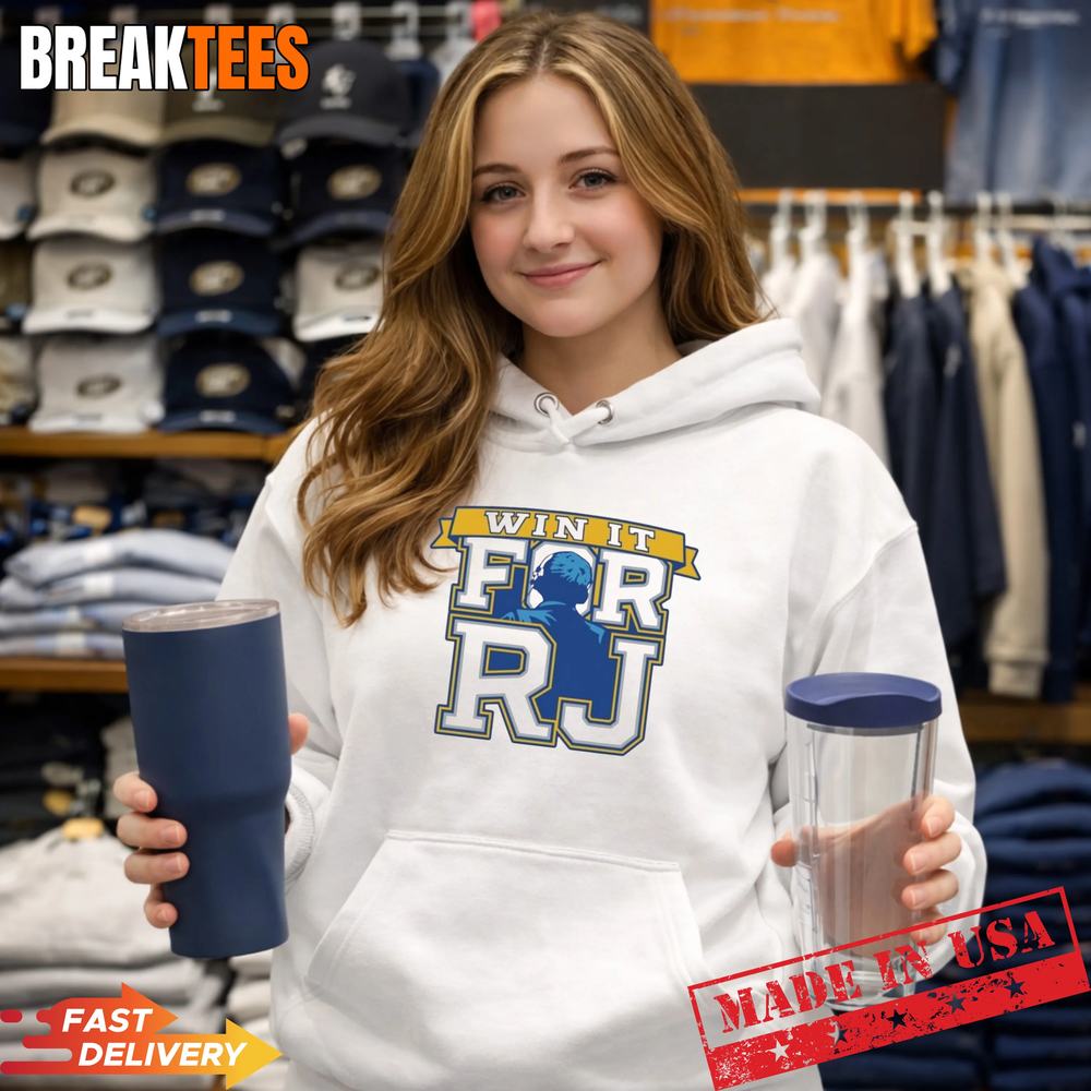 Buffalo Sabres win it for Rick Jeanneret blue and gold t-shirt