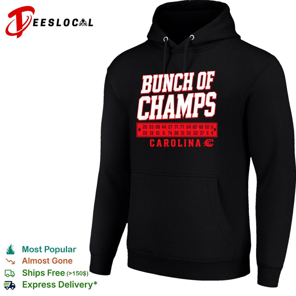 Bunch of Champs Carolina Hurricanes Roster Numbers shirt