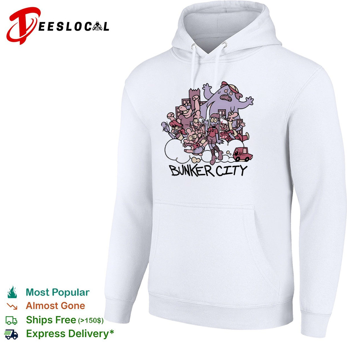 Bunker City cartoon shirt