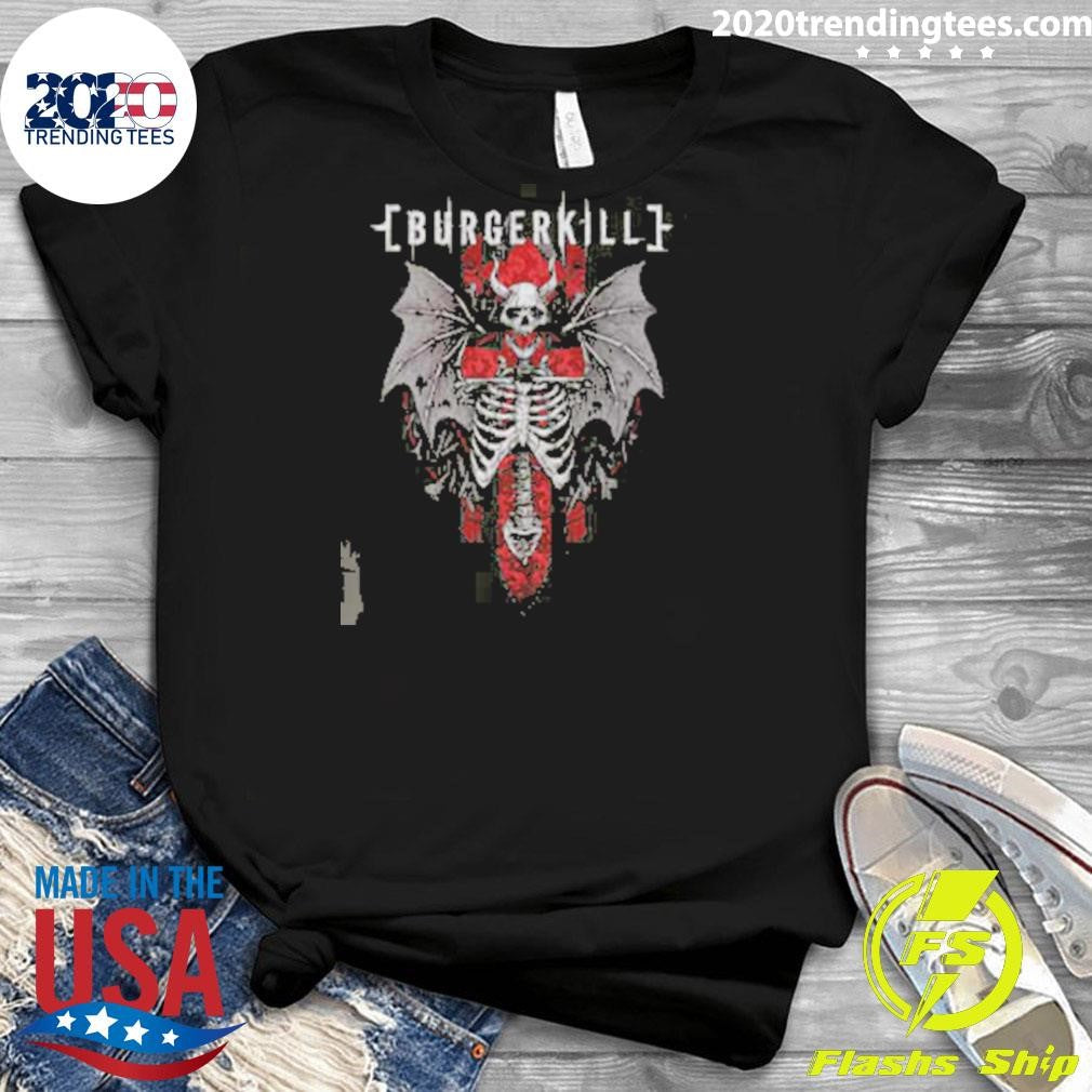 Burgerkill Skeleton Wings Shirt