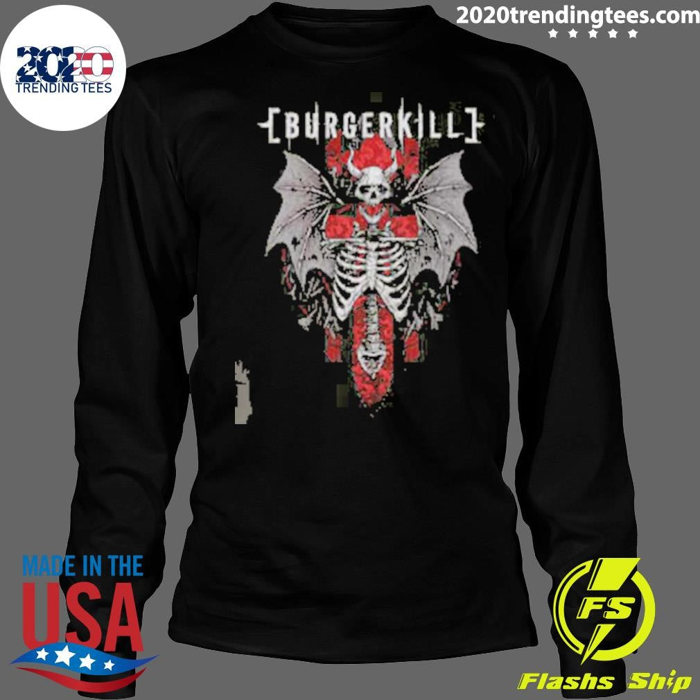 Burgerkill Skeleton Wings Shirt