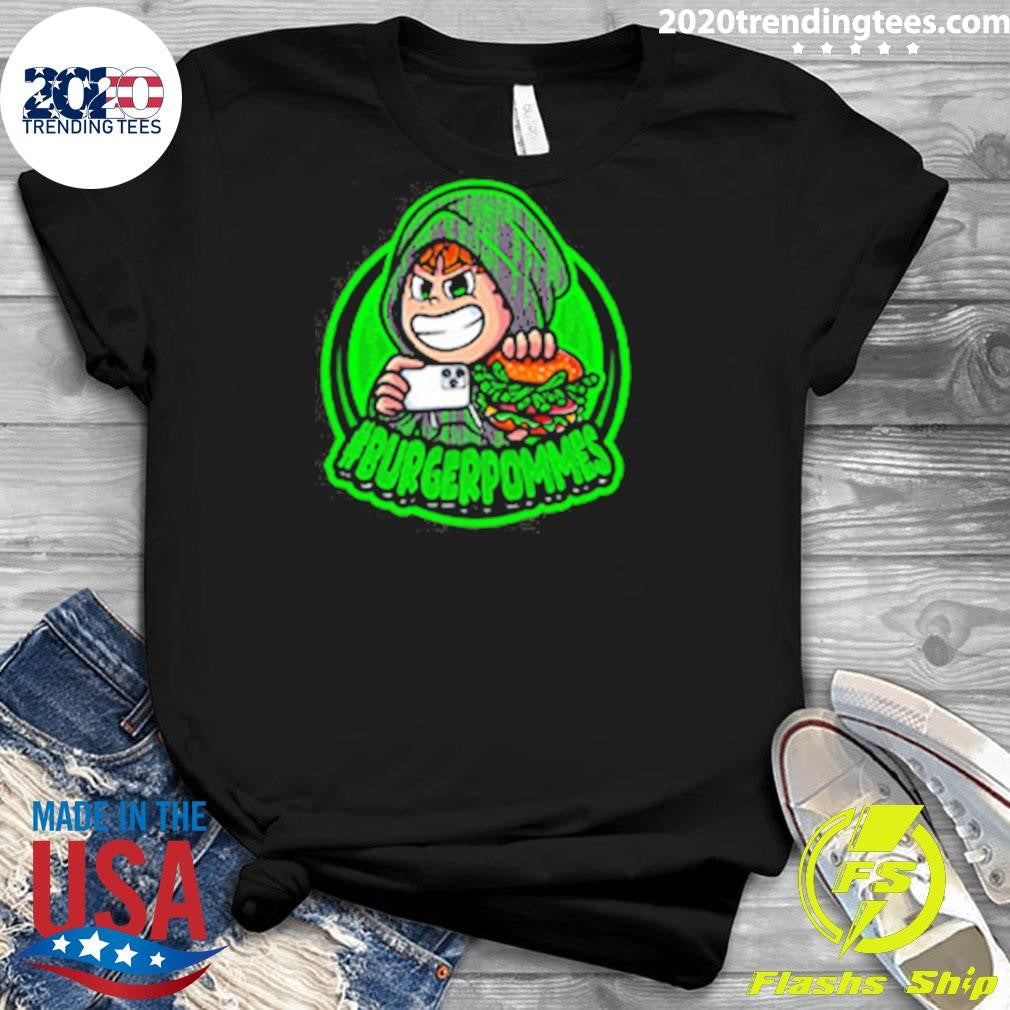 Burgerpommes Hacker Merch Shirt