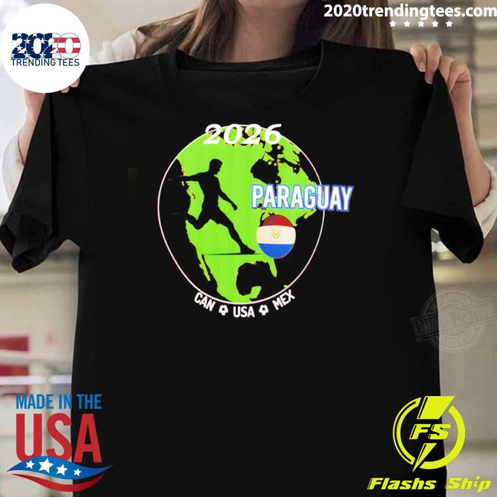 CAN USA MEX World Cup 2026 Paraguay Football Shirt