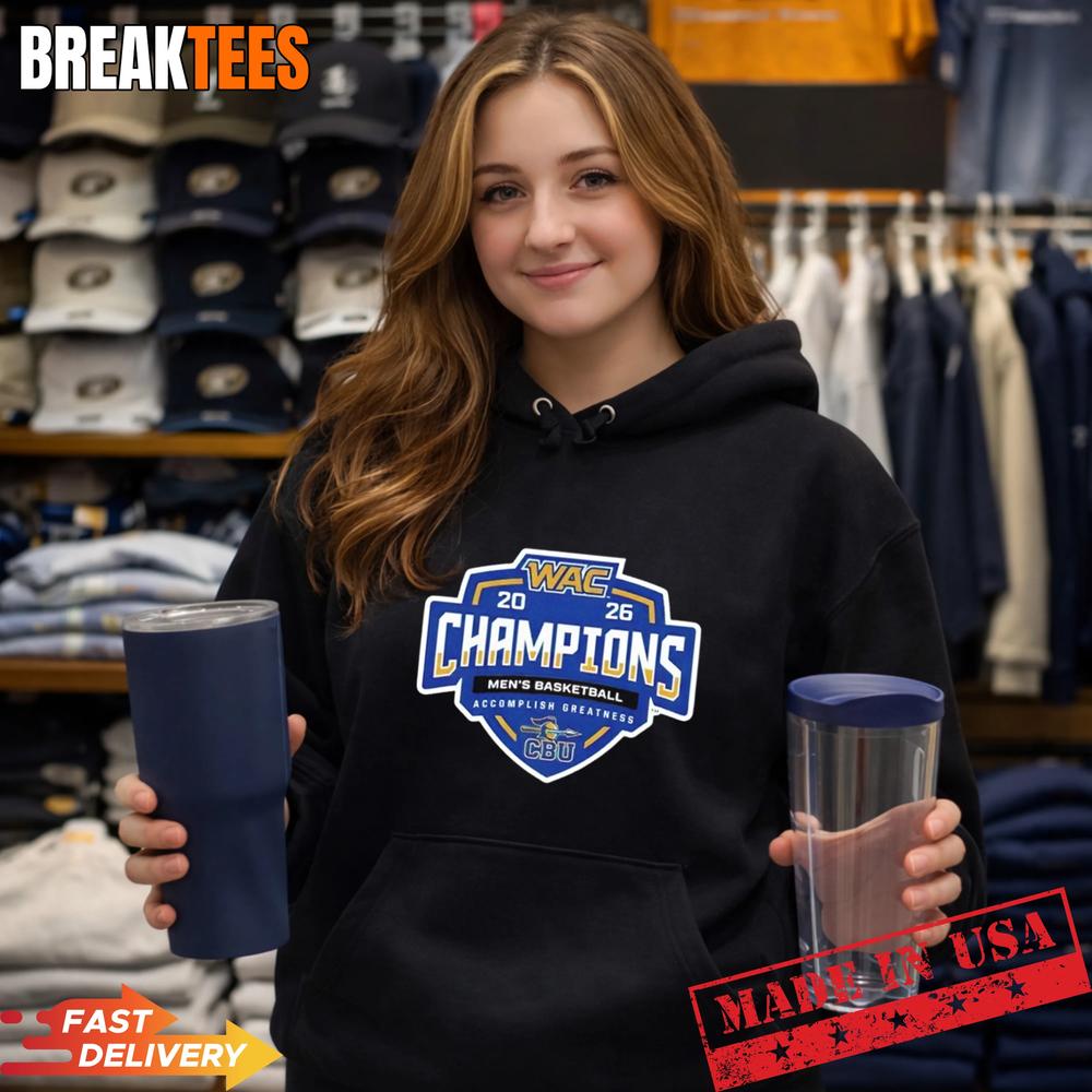 CBU Basketball WAC 2026 Champions Shirt