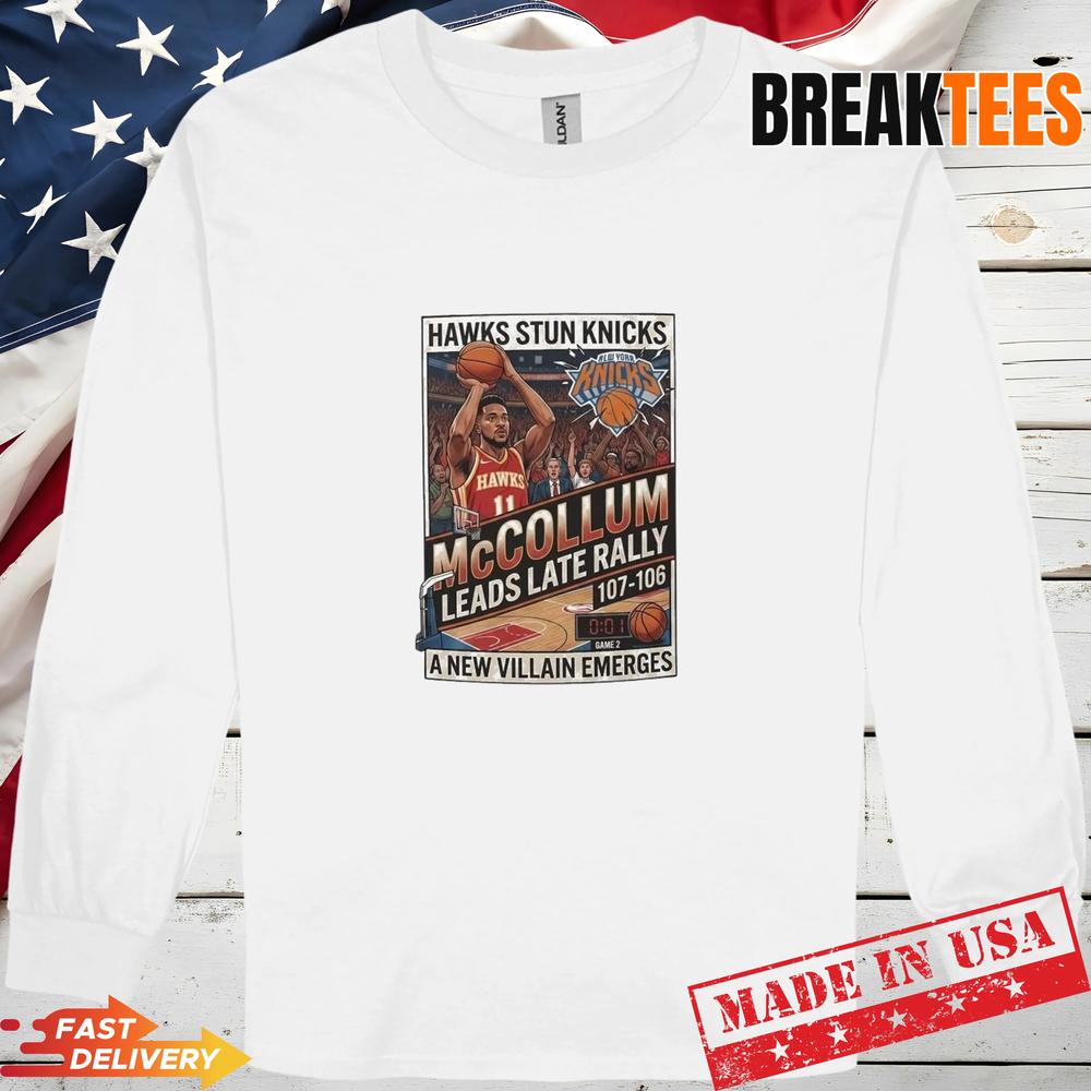 CJ McCollum Hawks Clutch Rally Knicks Stunner Edition T-Shirt