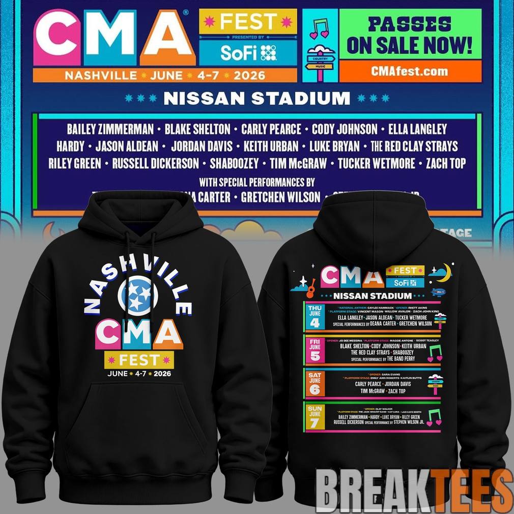 CMA FEST Nissan Stadium 2026 Hoodie