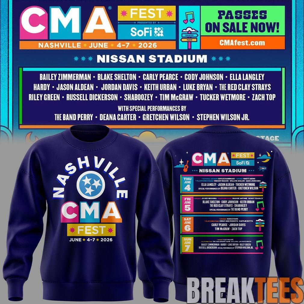 CMA FEST Nissan Stadium 2026 Sweatshirt