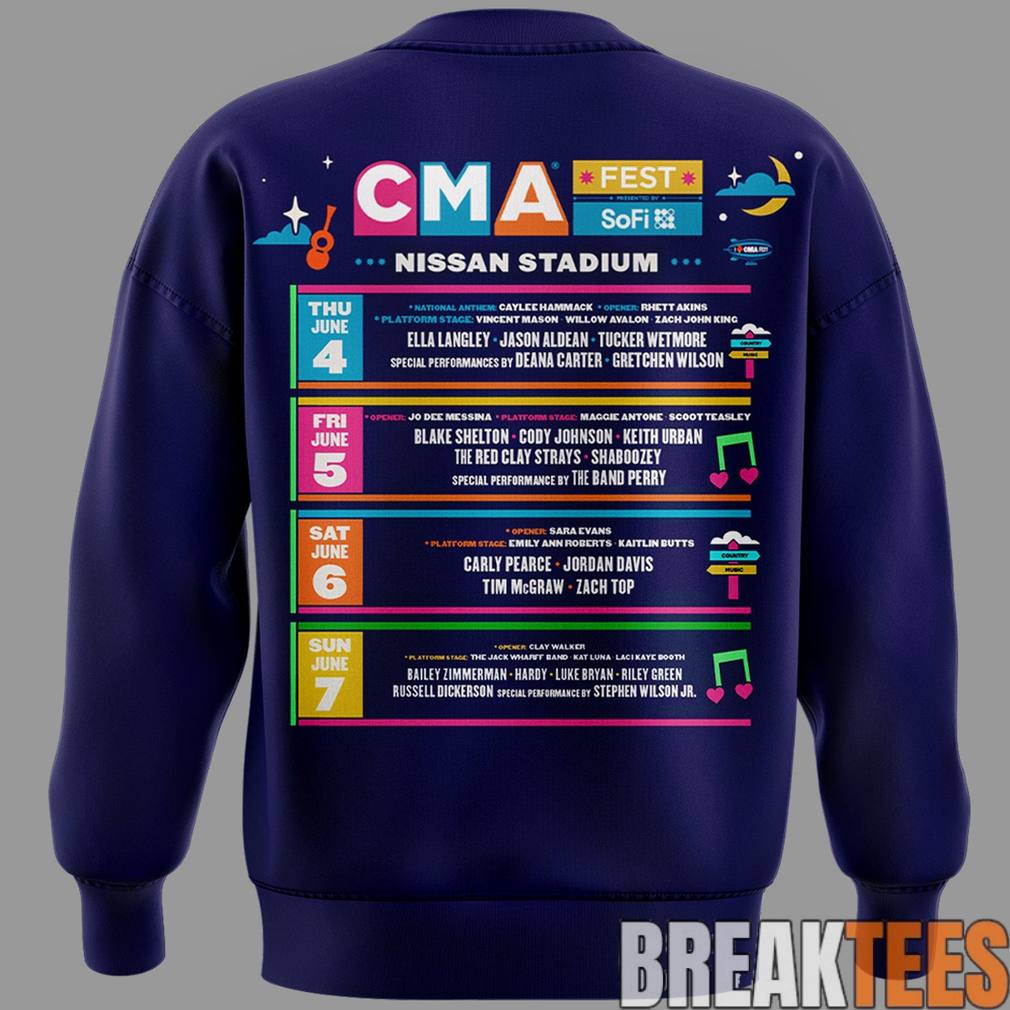 CMA FEST Nissan Stadium 2026 Sweatshirt
