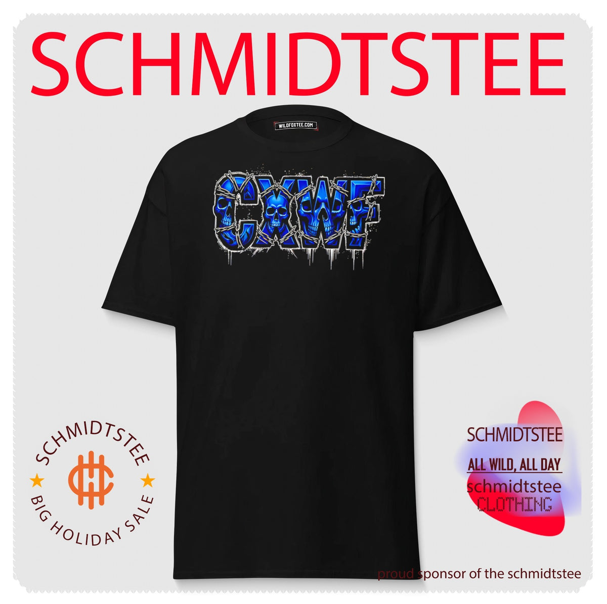 CXWF Blue logo graphic shirt