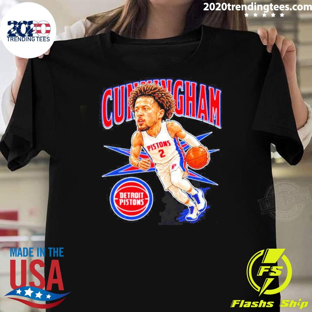 Cade Cunningham Detroit Pistons Big Head Shirt