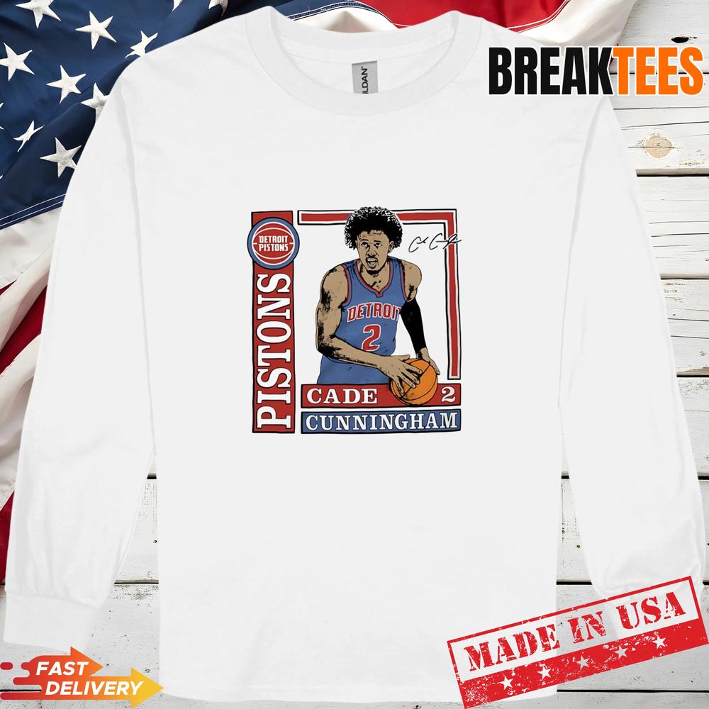 Cade Cunningham Detroit Pistons NBA Signature T-Shirt
