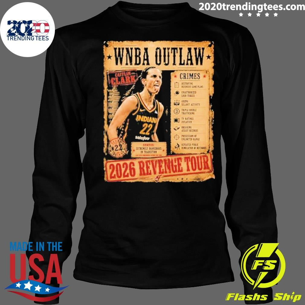 Caitlin Clark Outlaw 2026 Revenge Tour Shirt