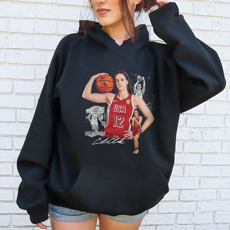 Caitlin Clark USA Women Basketball Shirt
