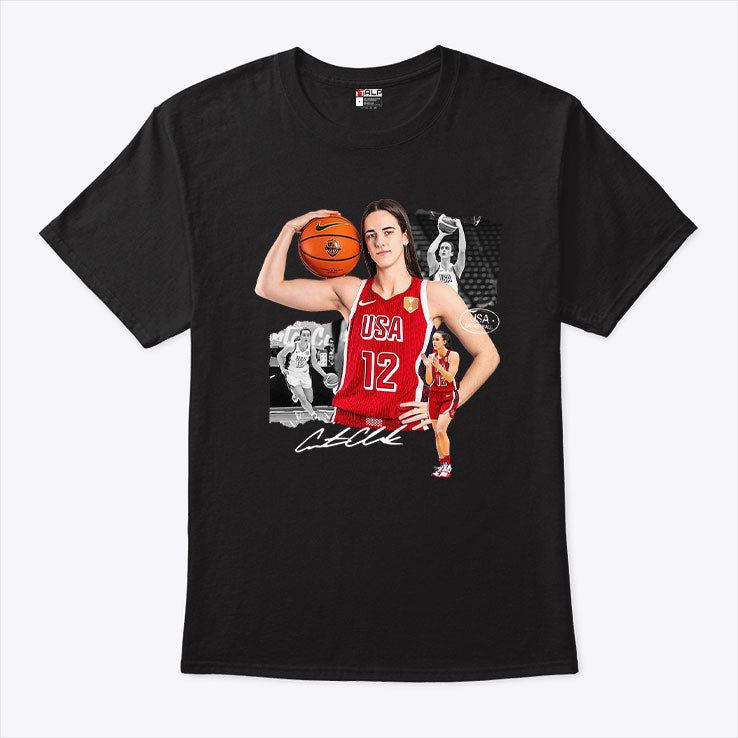 Caitlin Clark USA Women Basketball Shirt