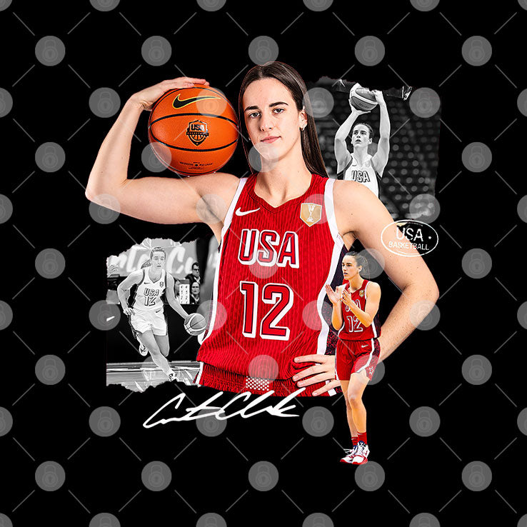 Caitlin Clark USA Women Basketball Shirt