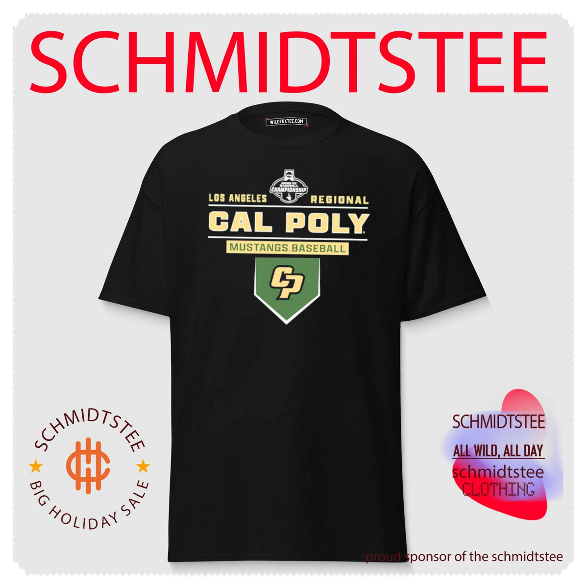 Cal Poly Baseball 2026 Regional Bound classic shirt