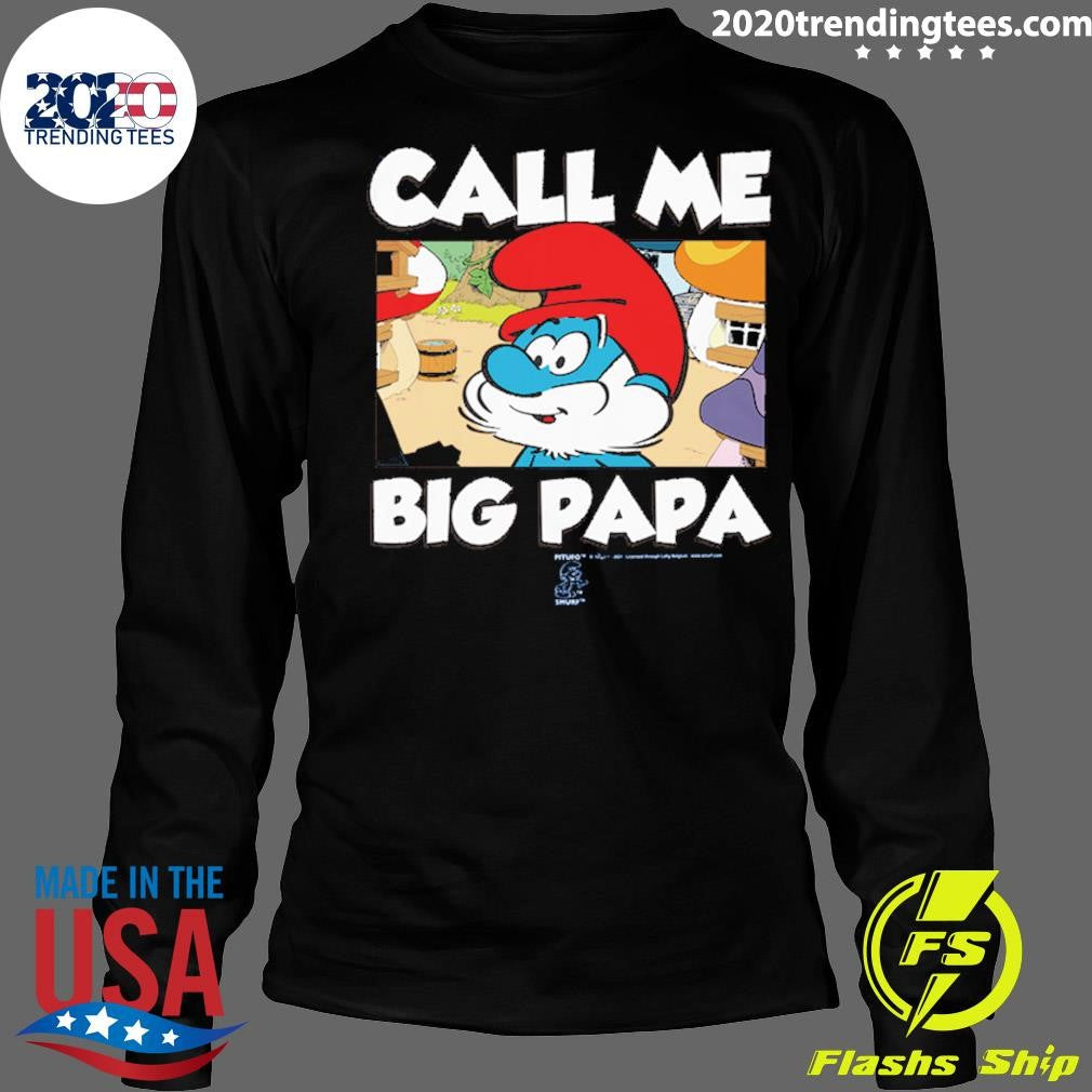 Call Me Big Papa Smurfs Shirt