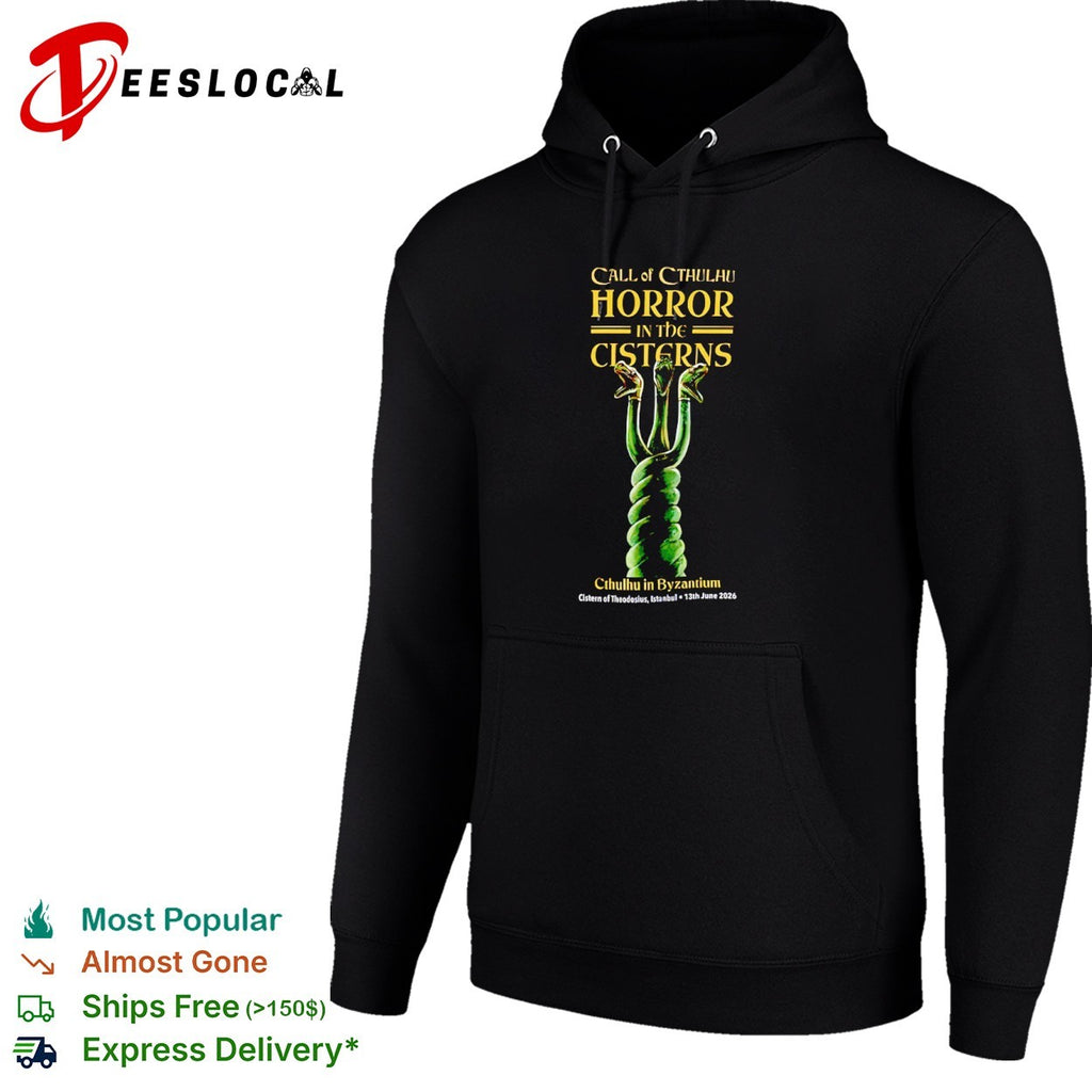 Call of Cthulhu Horror in the Cisterns Cthulhu in Byzantium Cistern of Theodosius shirt