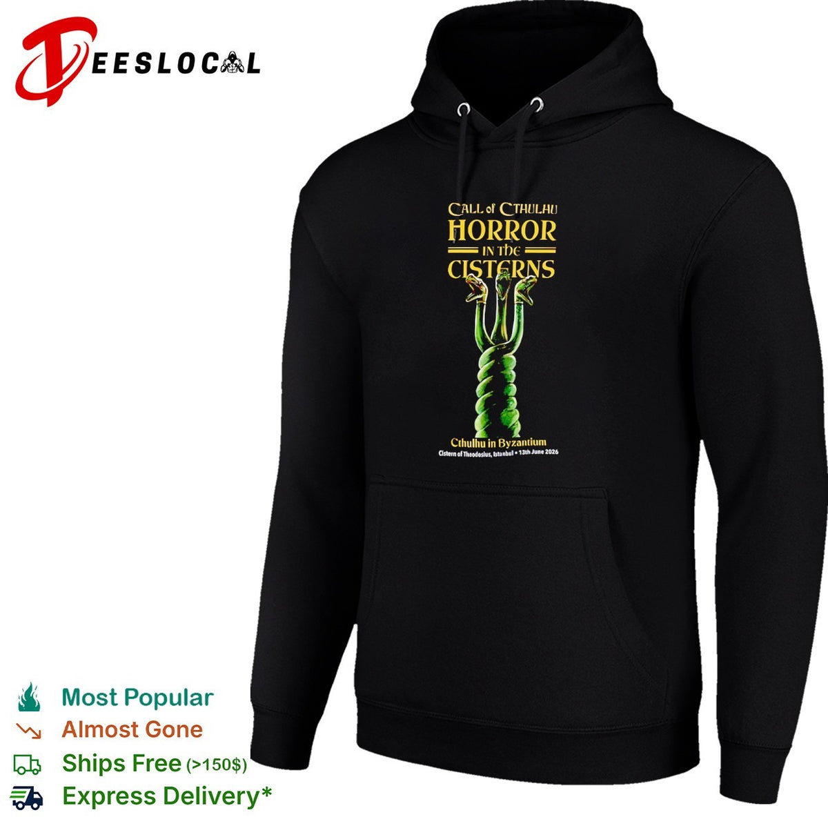 Call of Cthulhu Horror in the Cisterns Cthulhu in Byzantium Cistern of Theodosius shirt