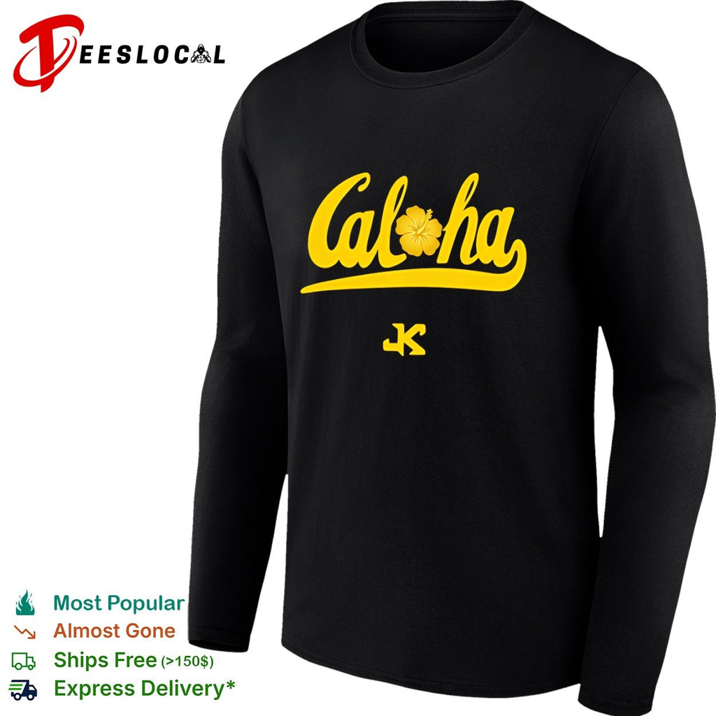 Caloha style California Golden Bears K logo shirt