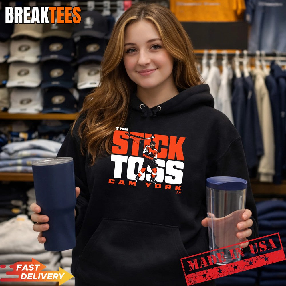 Cam York Stick Toss Philadelphia Hockey Shirt