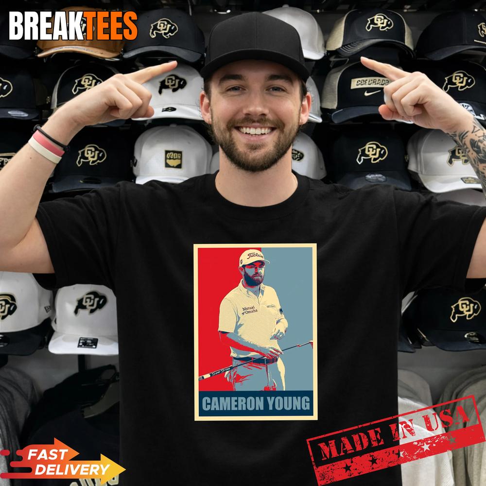Cameron Young Golfer Hope Vintage T-Shirt