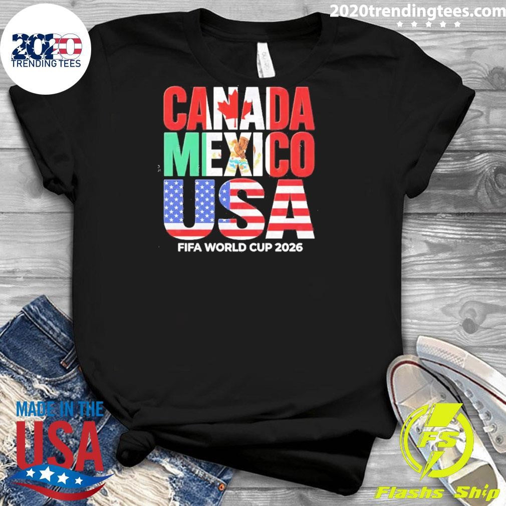 Canada Mexico Usa World Cup 2026 Shirt