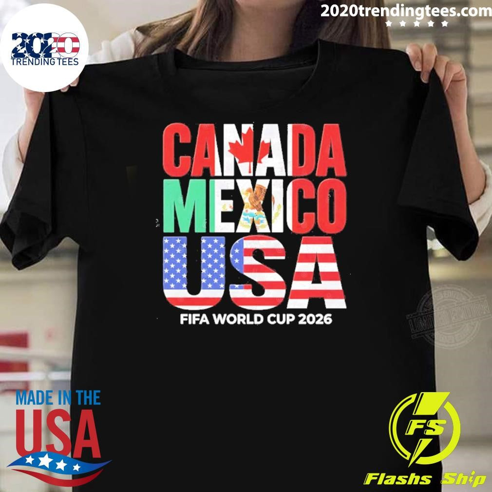 Canada Mexico Usa World Cup 2026 Shirt
