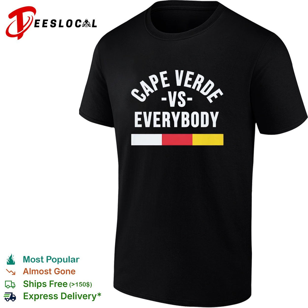 Cape Verde vs everybody flag soccer pride shirt