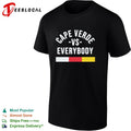 Cape Verde vs everybody flag soccer pride shirt