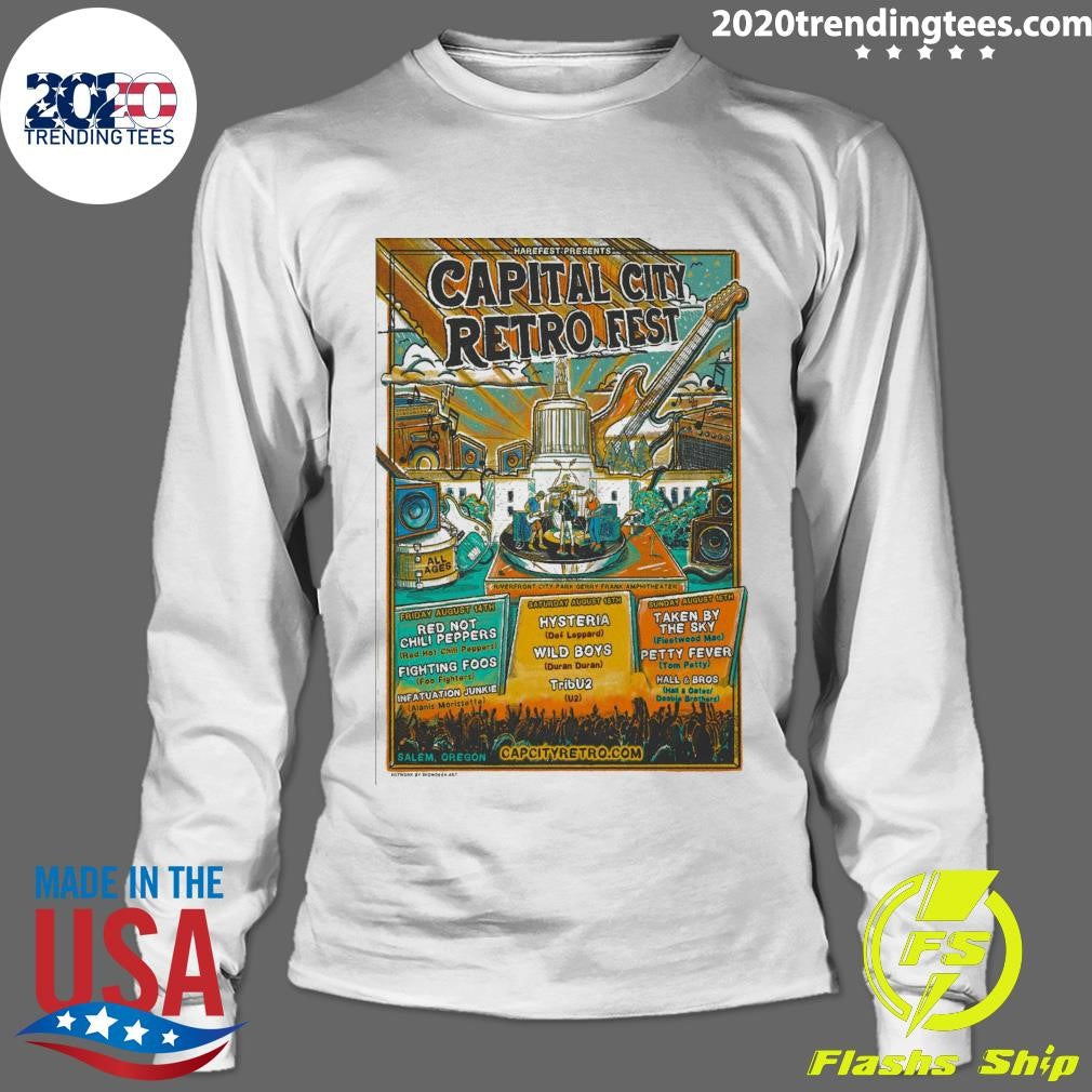 Capital City Retro Fest August 14 2026 Shirt