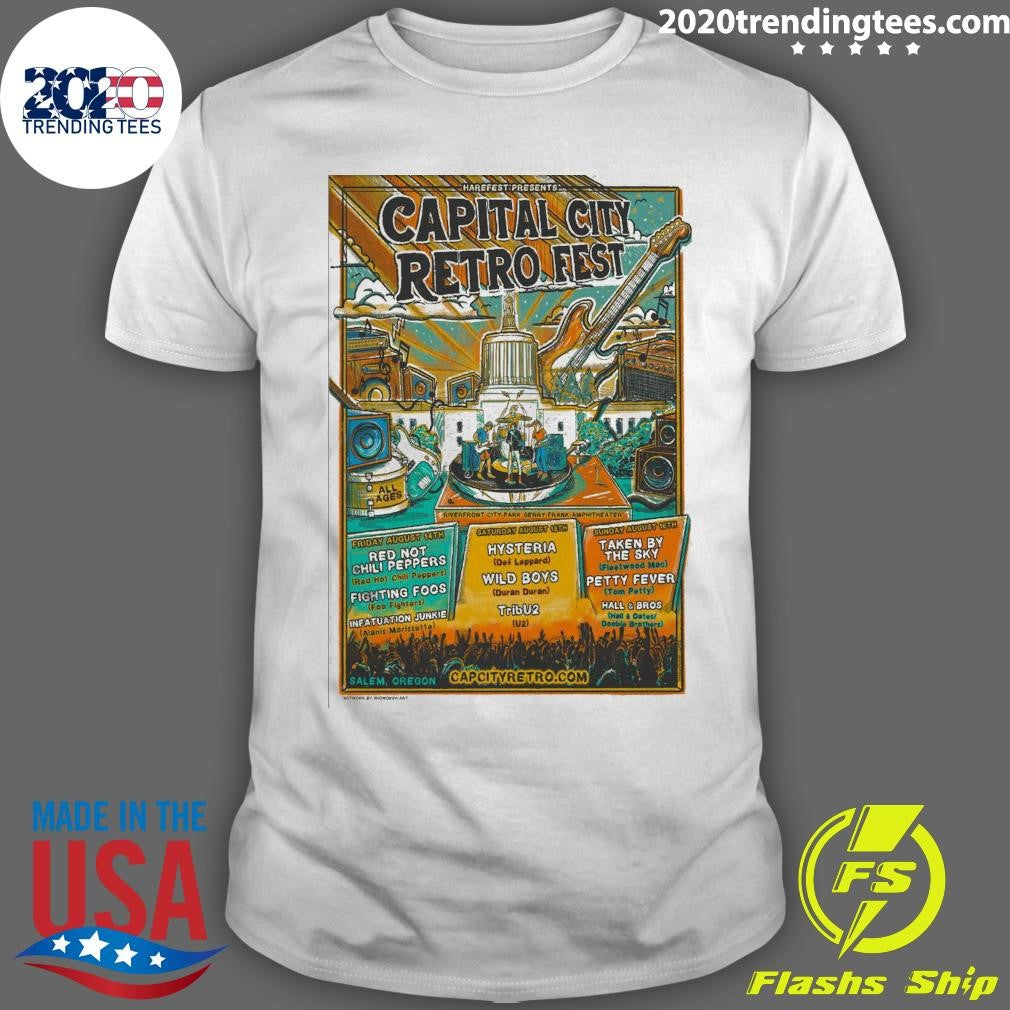 Capital City Retro Fest August 14 2026 Shirt