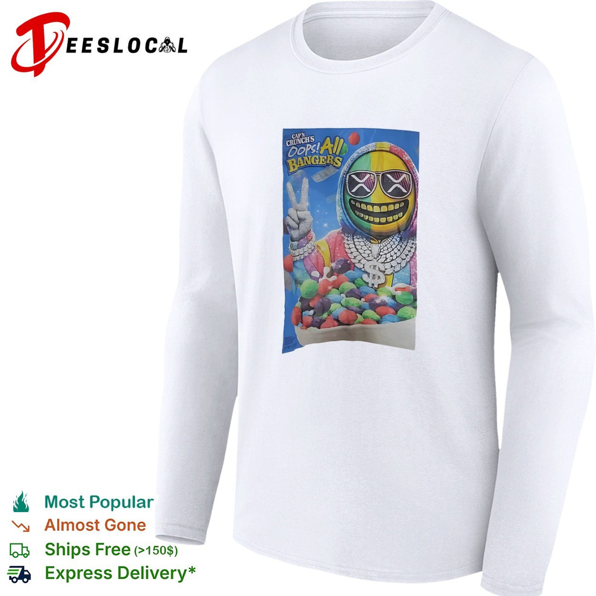 Capn Crunch Oops All Bangers shirt