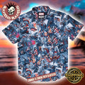 Captain America RSVLTS Sentinel of Liberty Button Short Sleeve Hawaiian Shirt