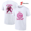 Captain America shielding women fighting cancer in october we wear pink graphic shirt