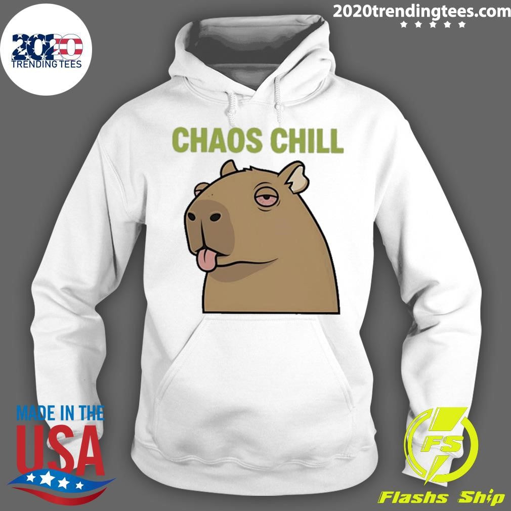 Capybara Chaos Chill Meme Shirt
