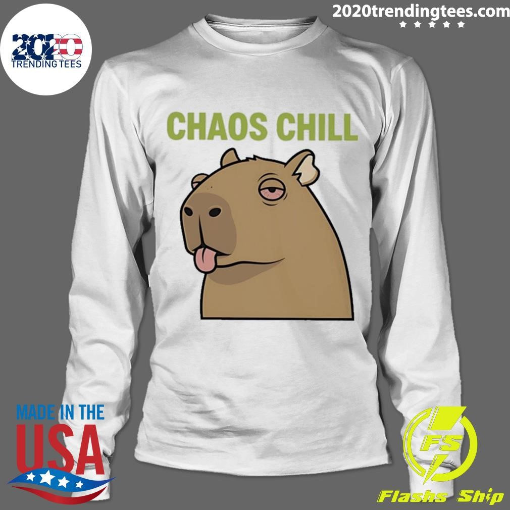 Capybara Chaos Chill Meme Shirt