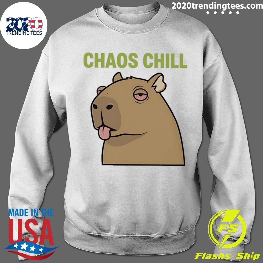 Capybara Chaos Chill Meme Shirt