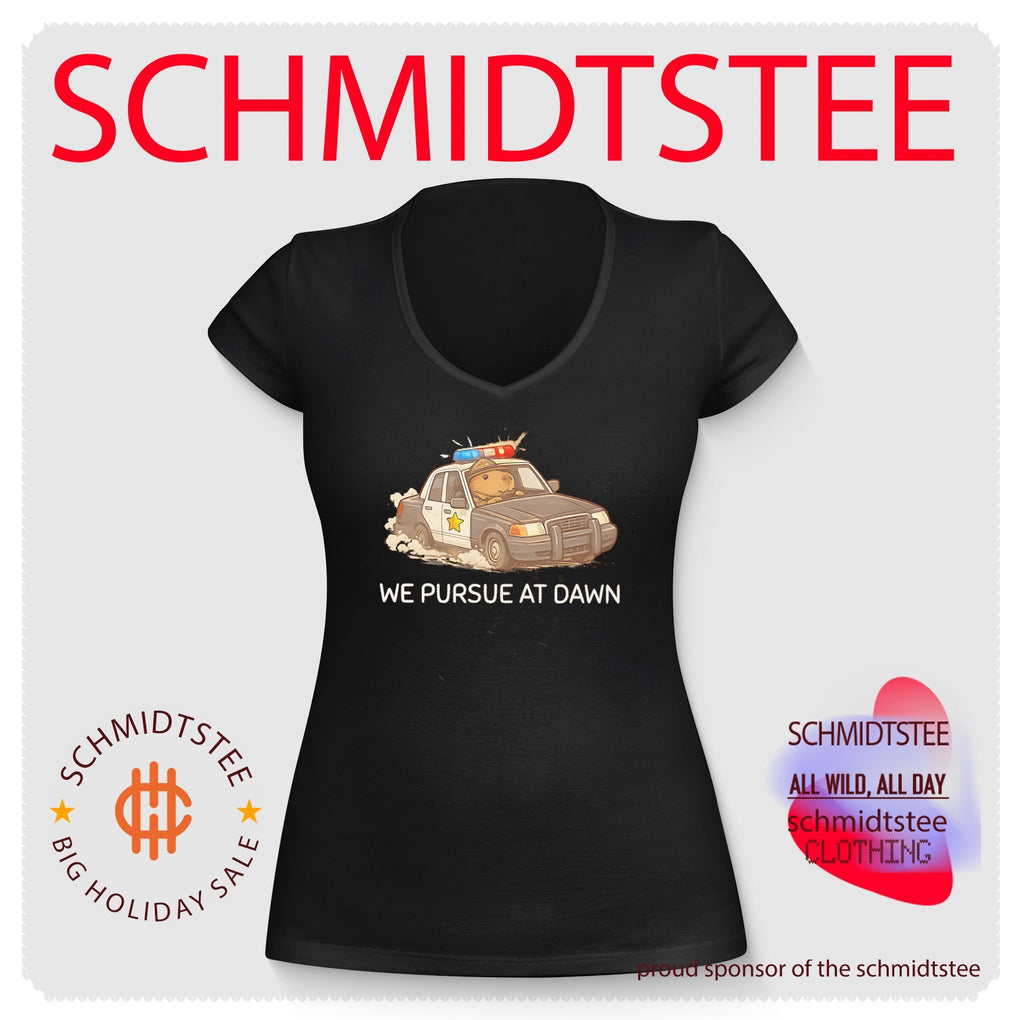 Capybara Police Officer We Pursue at Dawn shirt